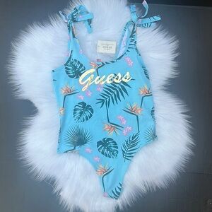 New GUESS Floral Bodysuit SZ S